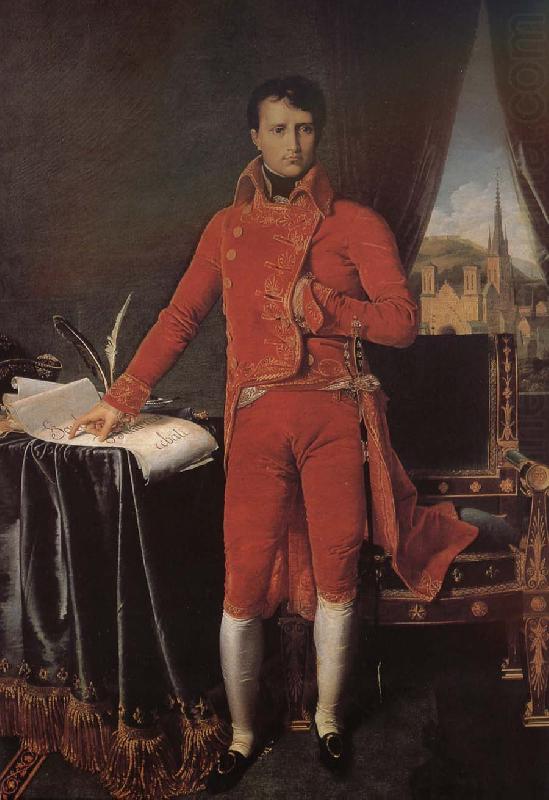 The first consul, Jean-Auguste Dominique Ingres